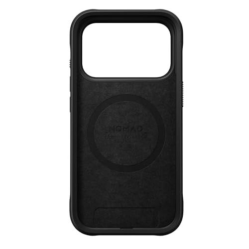 [NOMAD] ノマド iPhone 17 Pro用 Rugged Leather Case（側面TPU＋レザー） ホーウィンレザー 耐衝撃 MagSafe対応 国内正規品 (ブラック)wb b5f17dcf
