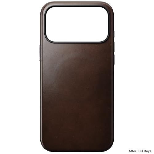 [NOMAD] ノマド iPhone 17 Pro用 レザーケース （側面TPU） ホーウィンレザー 耐衝撃 MagSafe対応 国内正規品 (ブラウン)wb 0263acf6