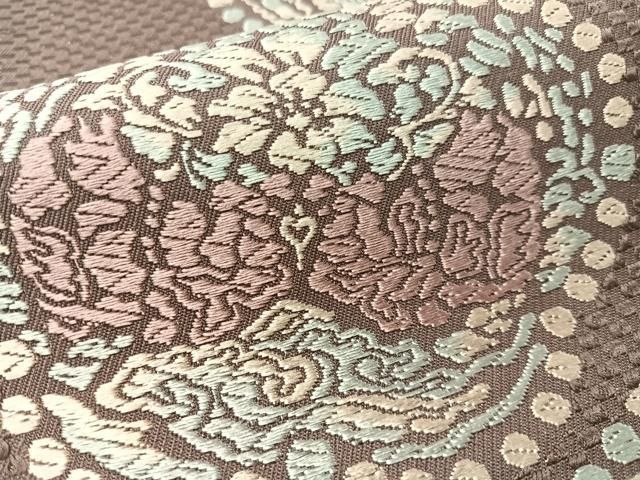 平和屋着物●西陣 創喜庵謹製 六通柄袋帯 唐織 飛鳥 金糸 証紙付き 正絹 逸品 未使用 CABG1633vp 平和屋着物●西陣 創喜庵謹製 六通柄袋帯 唐織 飛鳥 金糸 証紙付き 正絹 逸品 未使用 CABG1633vp