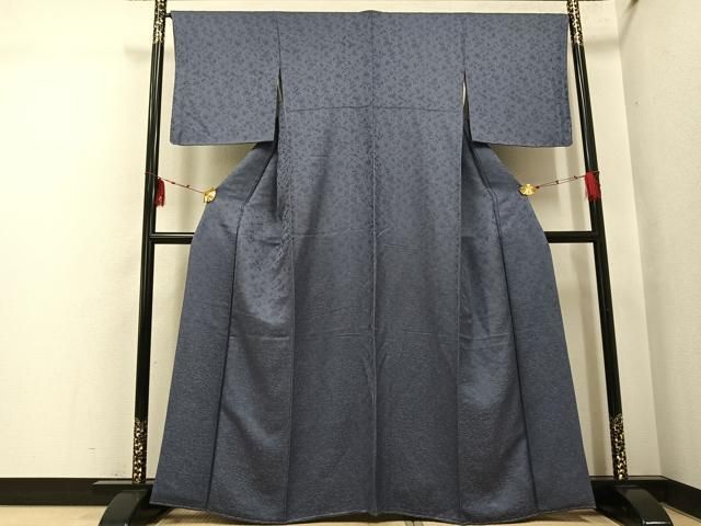 平和屋着物●上質な色無地 草花地紋 紫鼠色 正絹 逸品 未使用 AABI2971ph 平和屋着物●上質な色無地 草花地紋 紫鼠色 正絹 逸品 未使用 AABI2971ph