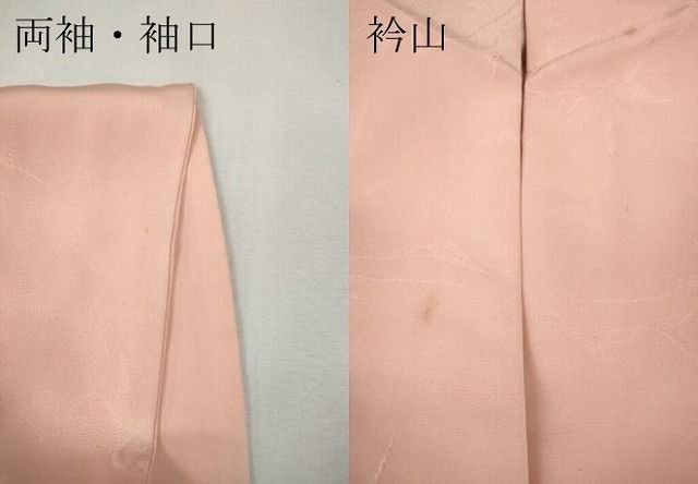 平和屋着物●上質な色無地　枝葉地紋　虹色　正絹　逸品　CABF3481ut