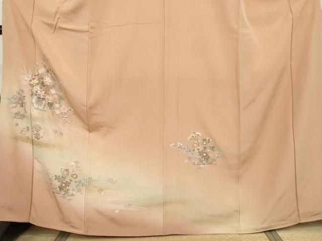 平和屋着物●訪問着 中国三大刺繍 汕頭刺繍 スワトウ刺繍 花車文 暈し染め 金糸 金彩 正絹 逸品 AABI2556cs 平和屋着物●訪問着 中国三大刺繍 汕頭刺繍 スワトウ刺繍 花車文 暈し染め 金糸 金彩 正絹 逸品 AABI2556cs