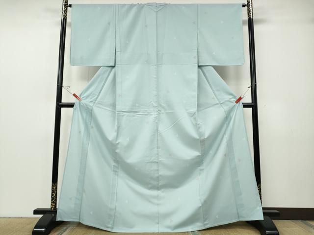 平和屋着物▽小紋 単衣 吉祥花文 洗える着物 CABF3577ut 平和屋着物▽小紋 単衣 吉祥花文 洗える着物 CABF3577ut