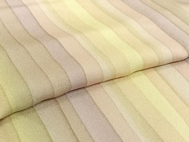 平和屋着物▽上質な小紋 単衣 縞 正絹 逸品 AABI4573jh 平和屋着物▽上質な小紋 単衣 縞 正絹 逸品 AABI4573jh