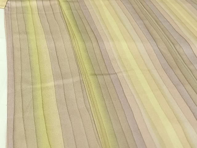 平和屋着物▽上質な小紋 単衣 縞 正絹 逸品 AABI4573jh 平和屋着物▽上質な小紋 単衣 縞 正絹 逸品 AABI4573jh