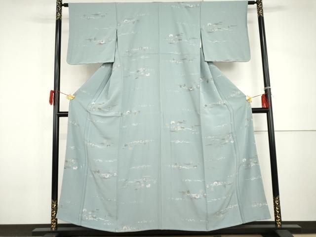 平和屋着物●総刺繍　訪問着　中国三大刺繍　相良刺繍　吉祥宝尽くし　正絹　逸品　未使用　AABI2560cs