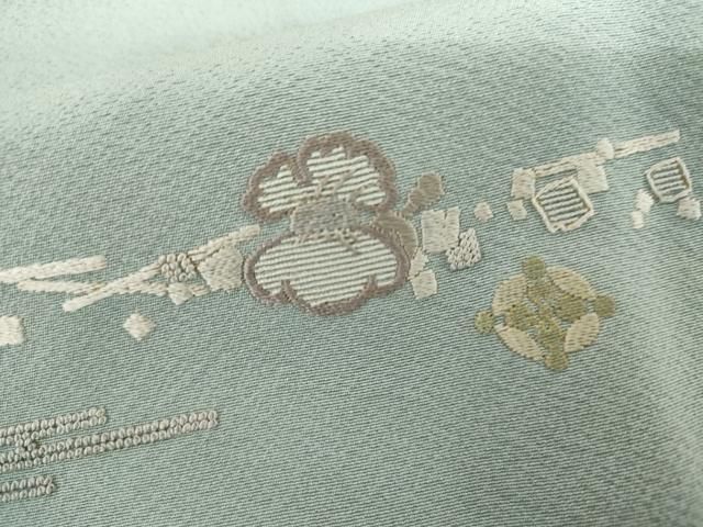 平和屋着物●総刺繍　訪問着　中国三大刺繍　相良刺繍　吉祥宝尽くし　正絹　逸品　未使用　AABI2560cs