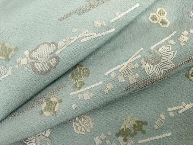 平和屋着物●総刺繍 訪問着 中国三大刺繍 相良刺繍 吉祥宝尽くし 正絹 逸品 未使用 AABI2560cs