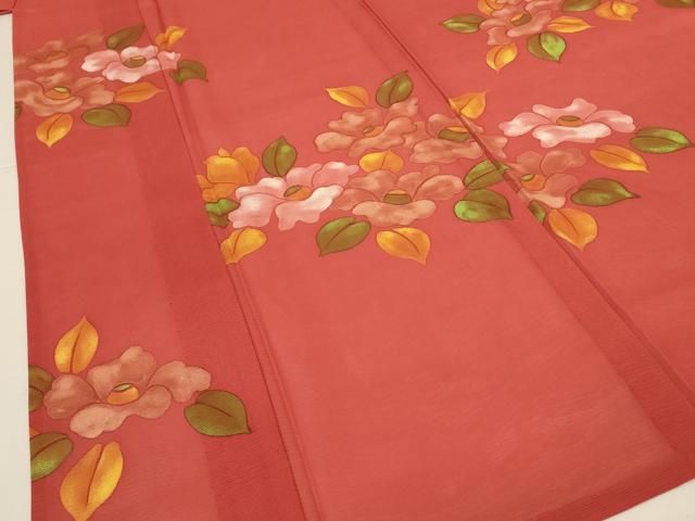 平和屋着物*夏物 訪問着 絽 手描き 草花文 正絹 逸品 AABI0710jd 平和屋着物*夏物 訪問着 絽 手描き 草花文 正絹 逸品 AABI0710jd