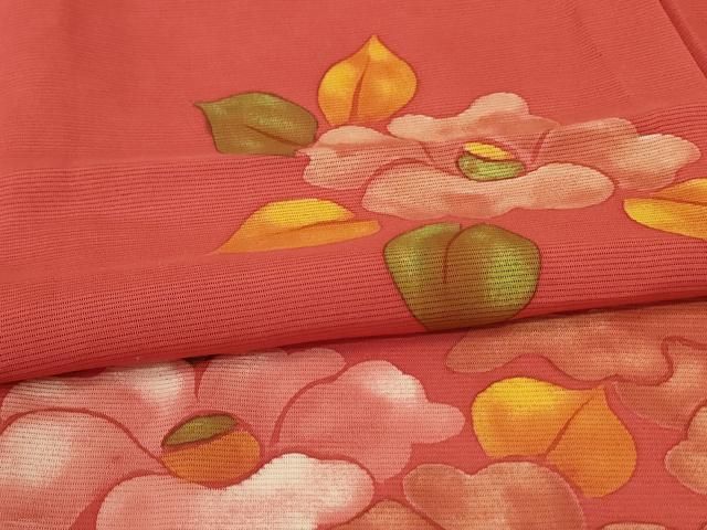 平和屋着物*夏物 訪問着 絽 手描き 草花文 正絹 逸品 AABI0710jd 平和屋着物*夏物 訪問着 絽 手描き 草花文 正絹 逸品 AABI0710jd