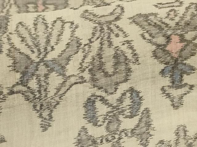 平和屋着物*夏物 小千谷ちぢみ 幾何学文様 麻 逸品 AABI0712jd 平和屋着物*夏物 小千谷ちぢみ 幾何学文様 麻 逸品 AABI0712jd