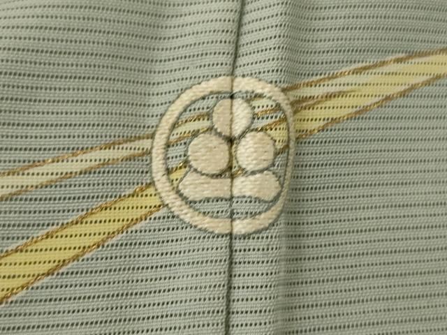 平和屋着物＊夏物　訪問着　絽　流水文　金彩　正絹　逸品　AABI0713jd