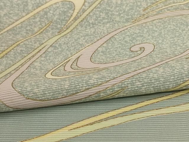平和屋着物＊夏物　訪問着　絽　流水文　金彩　正絹　逸品　AABI0713jd