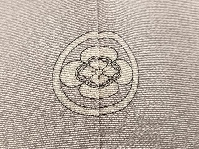 平和屋着物●本加賀友禅作家　南克治　訪問着　枝花文　暈し染め　正絹　逸品　AABI3093ph