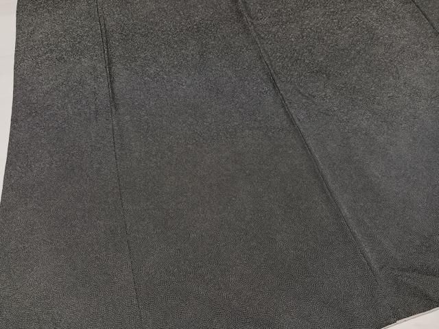 平和屋着物●江戸小紋 鮫小紋柄 黒地 正絹 逸品 AABI3096ph 平和屋着物●江戸小紋 鮫小紋柄 黒地 正絹 逸品 AABI3096ph