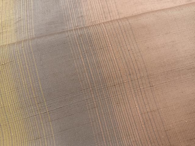 平和屋着物●上質な紬　間道　正絹　逸品　AABI3098ph