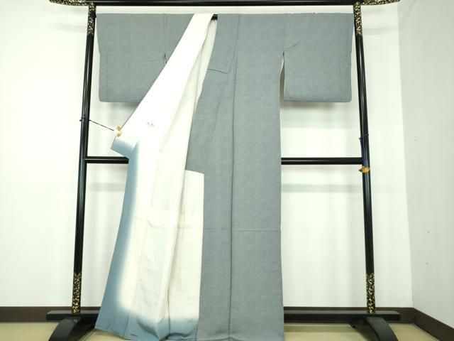 平和屋着物●江戸小紋　鮫小紋柄　正絹　逸品　DABE5382ps