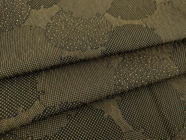 平和屋着物●江戸小紋 雪輪重ね 正絹 逸品 DABE5384ps