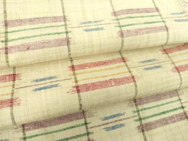 平和屋着物●上質な紬 間道 正絹 逸品 DABE5385ps