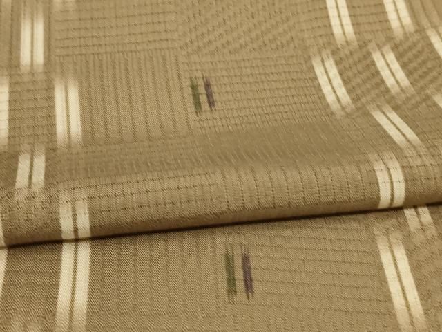 平和屋着物＊夏物　小紋　変わり絽　幾何学文様　暈し染め　正絹　逸品　AABI0727jd