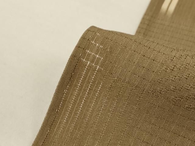 平和屋着物＊夏物　小紋　変わり絽　幾何学文様　暈し染め　正絹　逸品　AABI0727jd