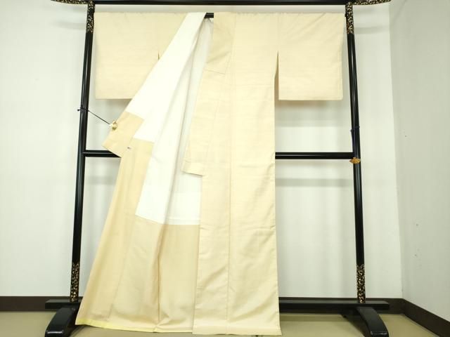 平和屋着物●絲藝苑　上島洋山　紬　海草染　蒸栗色　さが美扱い　正絹　逸品　DABE5388ps