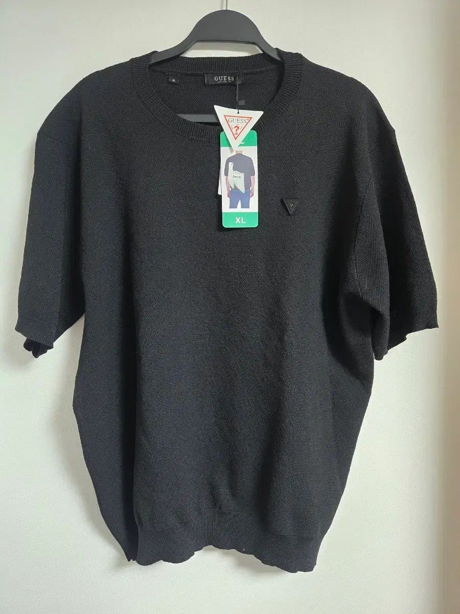 正規品 新品 GUESS ゲス メンズ Tシャツ 夏ニット ブラック XL