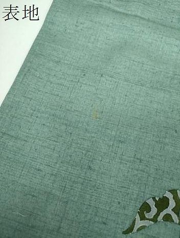 平和屋着物●訪問着　紬地　枝葉文　金彩　正絹　逸品　DABE5391ps
