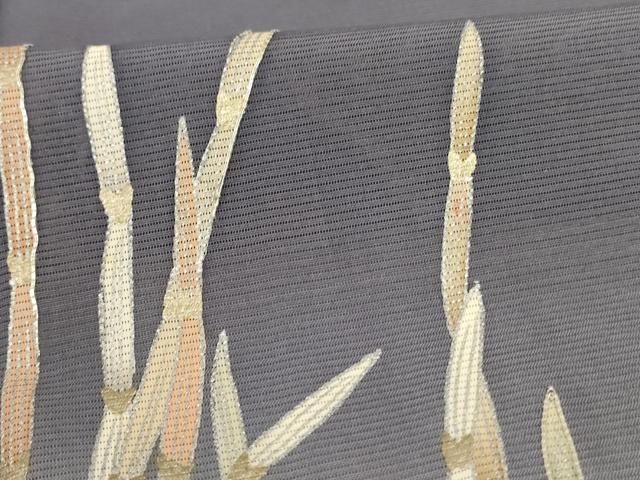 平和屋着物＊夏物　訪問着　絽　木賊　暈し染め　金銀彩　正絹　逸品　AABI0735jd