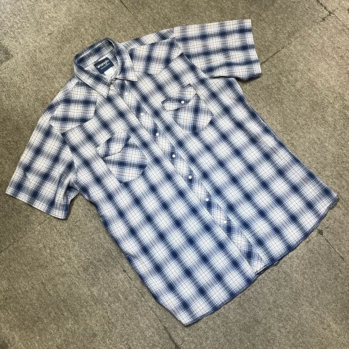 Wrangler(ラングラー) チェック ウェスタン 半袖 シャツ