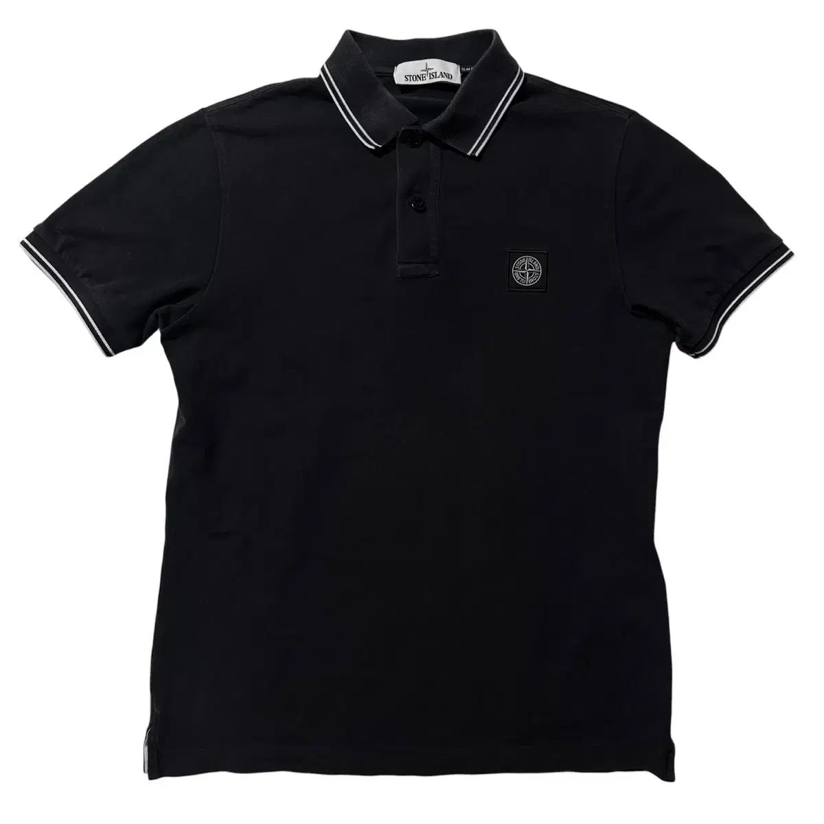 M STONE ISLAND ストーンアイランド ロゴ パッチ ピケ KARA(カラ) 半袖 Tシャツ