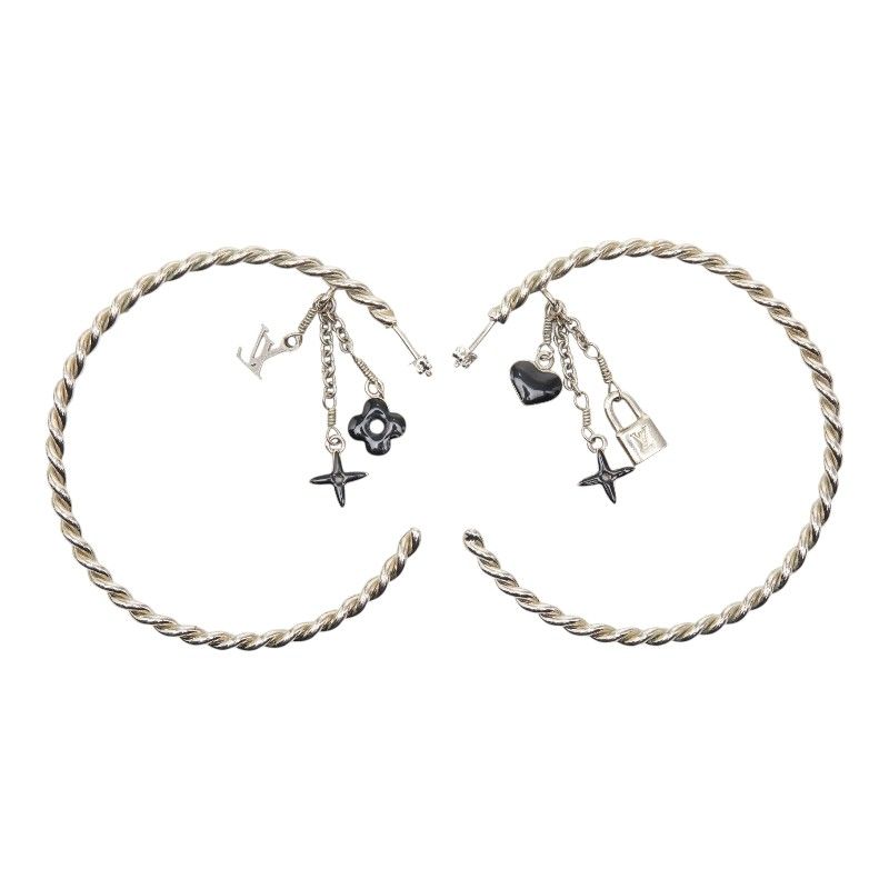 ルイ ヴィトン モノグラム クレオール スイート フープ ピアス M65679 シルバー メタル レディース LOUIS VUITTON【1-0260754】 ルイ ヴィトン モノグラム クレオール スイート フープ ピアス M65679 シルバー メタル レディース LOUIS VUITTON【1-0260754】