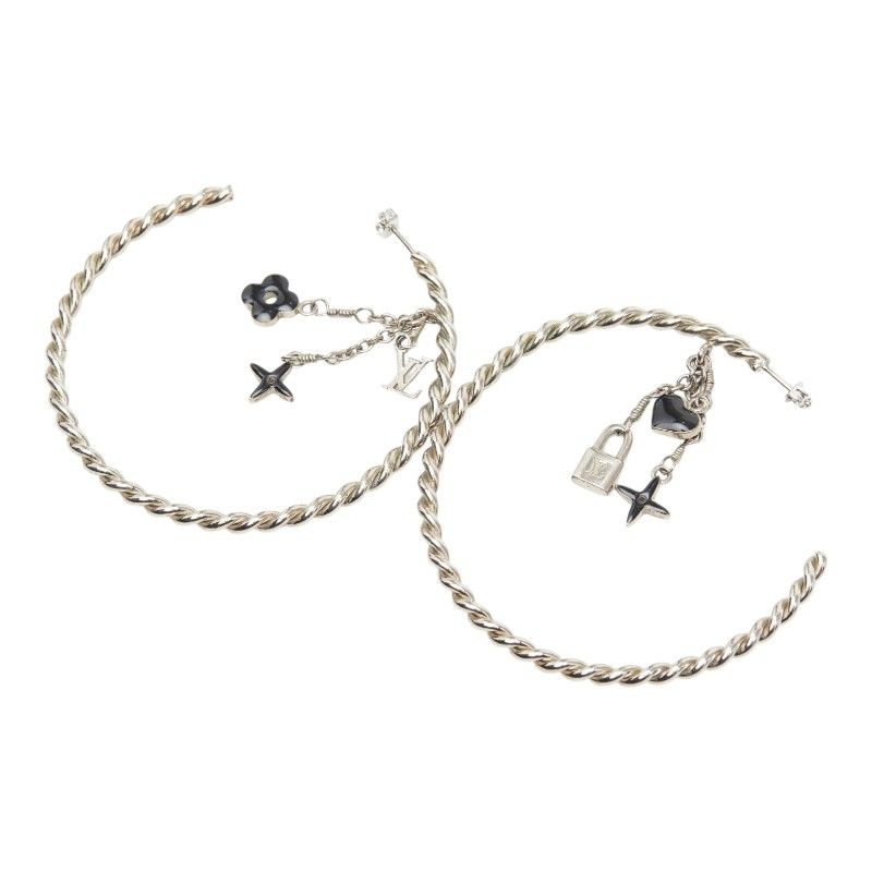 LOUIS VUITTON ピアス　クレオール　フープ　イヤリング　シルバー 商品詳細｜LOUIS VUITTON(ルイ・ヴィトン) K18YG ダイヤ1P(0.04ct
