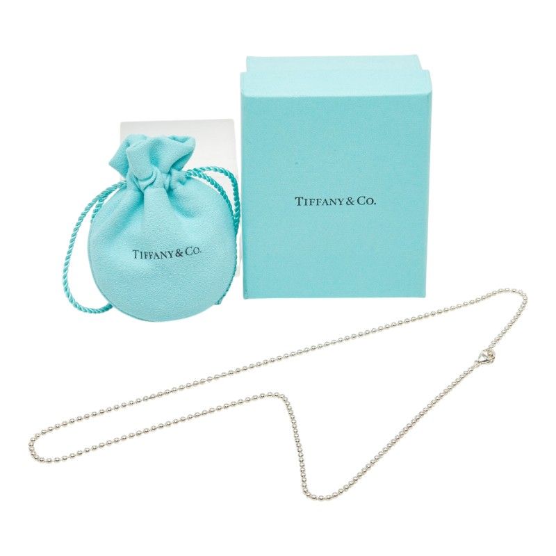 ティファニー ボールチェーン ネックレス SV925 シルバー レディース TIFFANY&Co.【1-0261160】