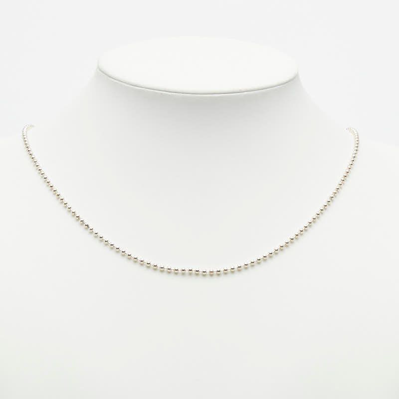 ティファニー ボールチェーン ネックレス SV925 シルバー レディース TIFFANY&Co.【1-0261160】