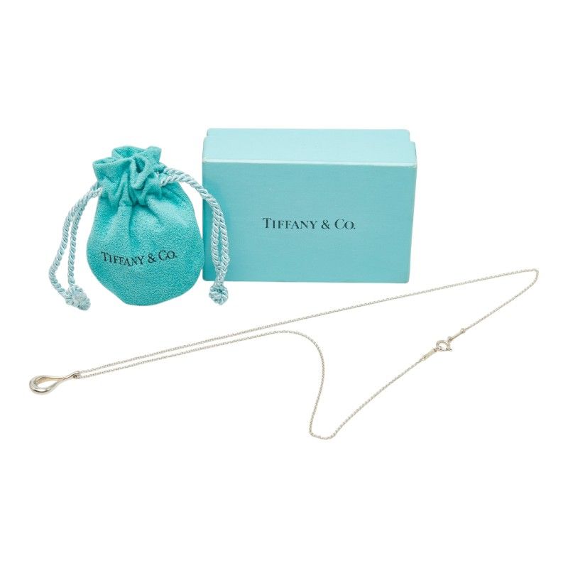 ティファニー エルサ ペレッティ オープンティアドロップ チェーン ペンダント ネックレス SV925 シルバー レディース TIFFANY&Co.【1-0261163】 ティファニー エルサ ペレッティ オープンティアドロップ チェーン ペンダント ネックレス SV925 シルバー レディース TIFFANY&Co.【1-0261163】