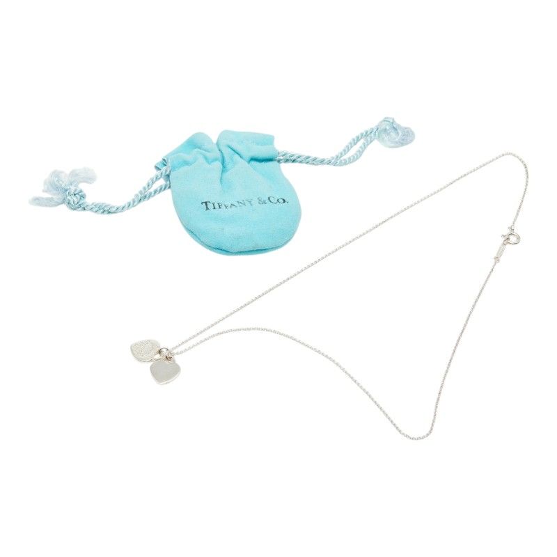 ティファニー リターン トゥ ティファニー ダブル ハート タグ チェーン ペンダント ネックレス SV925 シルバー レディース TIFFANY&Co.【1-0261834】 ティファニー リターン トゥ ティファニー ダブル ハート タグ チェーン ペンダント ネックレス SV925 シルバー レディース TIFFANY&Co.【1-0261834】