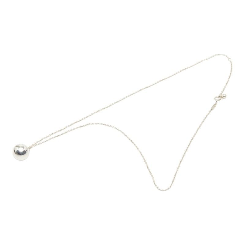 ティファニー ハードウェアボール チェーン ペンダント ネックレス SV925 シルバー レディース TIFFANY&Co.【1-0264138】