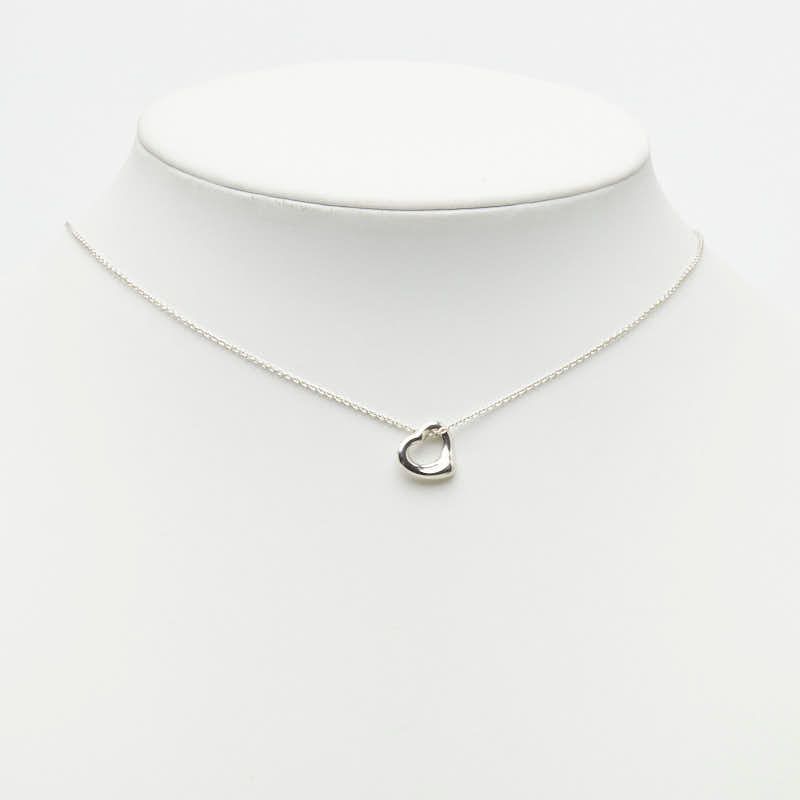 ティファニー エルサ ペレッティ オープンハート チェーン ペンダント ネックレス シルバー SV925 シルバー レディース TIFFANY&Co.【1-0264195】