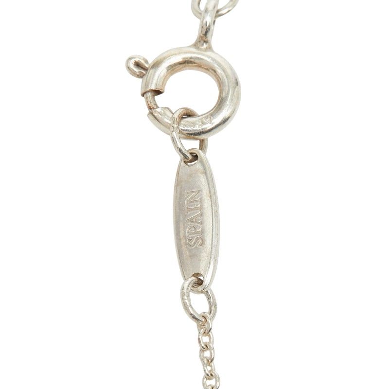 ティファニー エルサ ペレッティ オープンハート チェーン ペンダント ネックレス シルバー SV925 シルバー レディース TIFFANY&Co.【1-0264195】