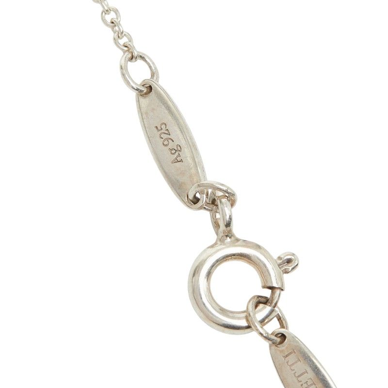 ティファニー エルサ ペレッティ オープンハート チェーン ペンダント ネックレス シルバー SV925 シルバー レディース TIFFANY&Co.【1-0264195】