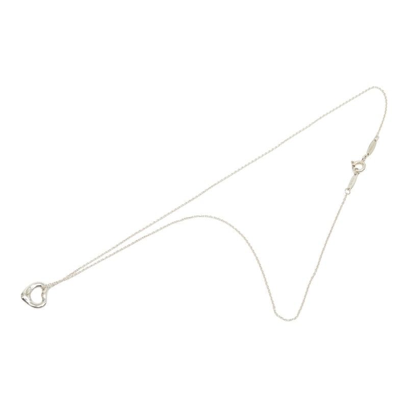 ティファニー エルサ ペレッティ オープンハート チェーン ペンダント ネックレス シルバー SV925 シルバー レディース TIFFANY&Co.【1-0264195】