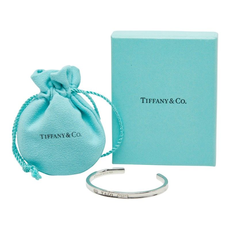 ティファニー 1837 カフ ナロー バングル SV925 シルバー レディース TIFFANY&Co.【1-0264198】