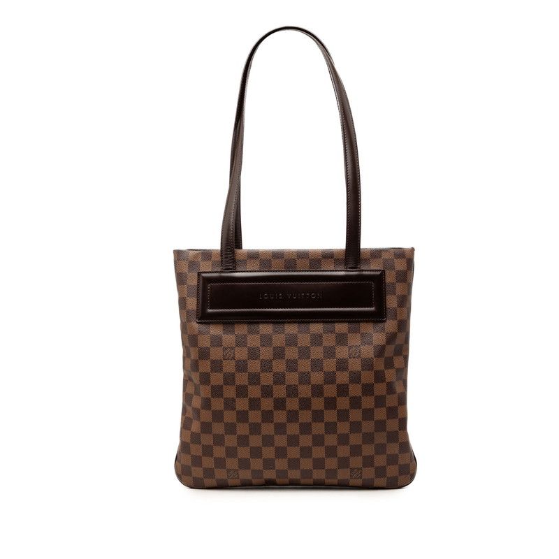 ルイ ヴィトン ダミエ クリフトン トートバッグ ショルダーバッグ N51149 ブラウン PVC レザー レディース LOUIS VUITTON【1-0264566】
