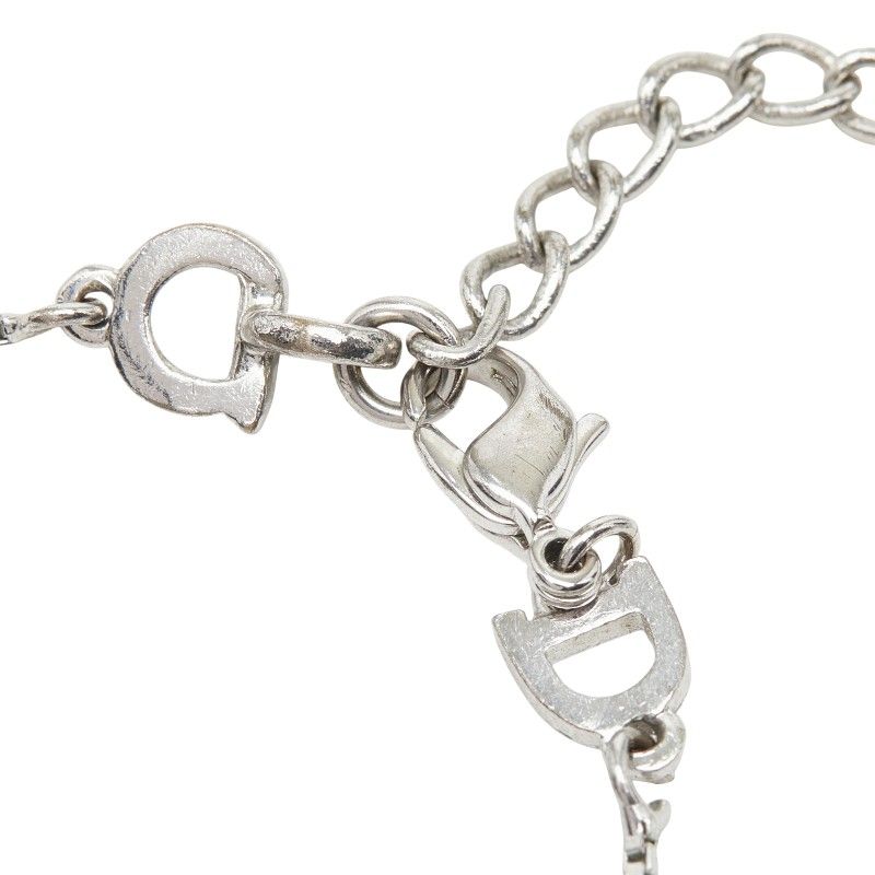 ディオール ロゴプレート チェーン ブレスレット シルバー メタル レディース Dior【1-0265572】 ディオール ロゴプレート チェーン ブレスレット シルバー メタル レディース Dior【1-0265572】