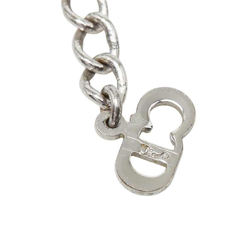 ディオール ロゴプレート チェーン ブレスレット シルバー メタル レディース Dior【1-0265572】 ディオール ロゴプレート チェーン ブレスレット シルバー メタル レディース Dior【1-0265572】