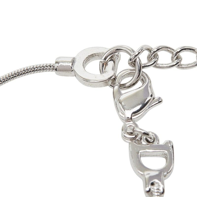 ディオール キャットモチーフ チェーン ブレスレット シルバー メタル レディース Dior【1-0265947】