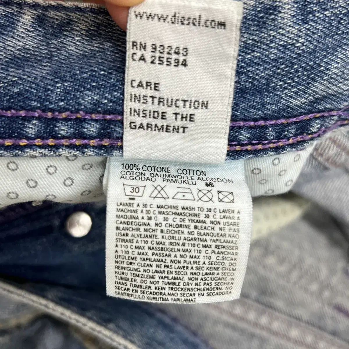 Diesel ディーゼル ヴィンテージ ウォッシュ デニム パンツ 33 Diesel ディーゼル ヴィンテージ ウォッシュ デニム パンツ 33