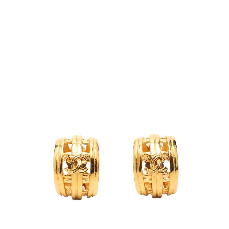 シャネル ココマーク イヤリング 96P/96A刻印 ヴィンテージ ゴールド メッキ レディース CHANEL【1-0266538】