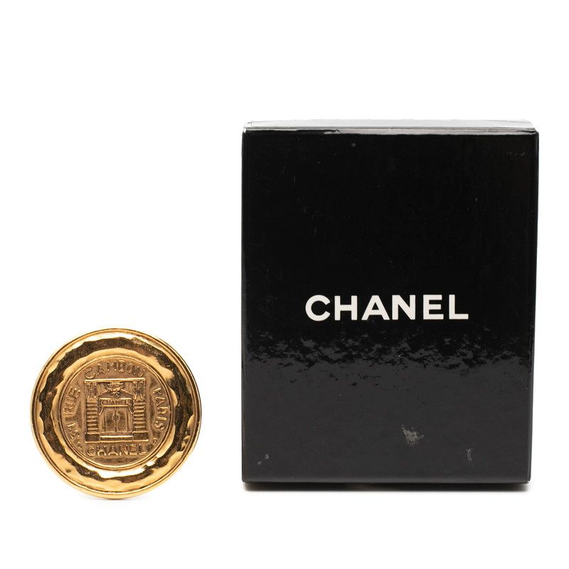 シャネル 31 RUE CAMBON カンボン ヴィンテージ ブローチ ゴールド メッキ レディース CHANEL【1-0266544】 シャネル 31 RUE CAMBON カンボン ヴィンテージ ブローチ ゴールド メッキ レディース CHANEL【1-0266544】